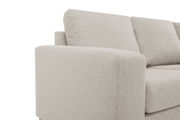 Crazy 5-seters Vendbar L-formet Large Hjørnesofa i Stoff - Beige - Møbler - Sofaer - Hjørnesofaer