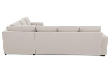 Crazy 5-seters Vendbar L-formet Large Hjørnesofa i Stoff - Beige - Møbler - Sofaer - Hjørnesofaer