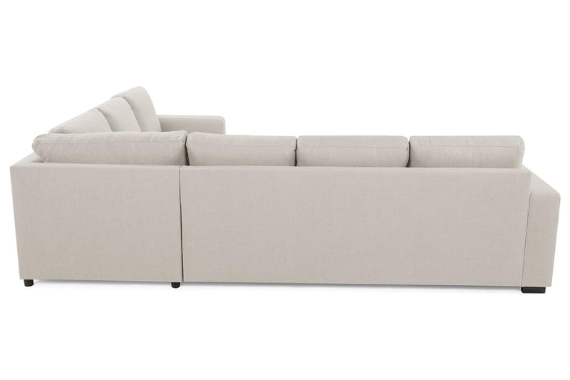 Crazy 5-seters Vendbar L-formet Large Hjørnesofa i Stoff - Beige - Møbler - Sofaer - Hjørnesofaer