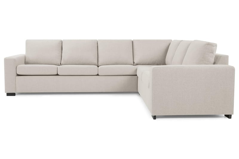 Crazy 5-seters Vendbar L-formet Large Hjørnesofa i Stoff - Beige - Møbler - Sofaer - Hjørnesofaer