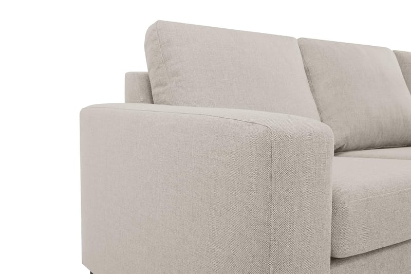 Crazy 5-seters Vendbar L-formet Large Hjørnesofa i Stoff - Beige - Møbler - Sofaer - Hjørnesofaer