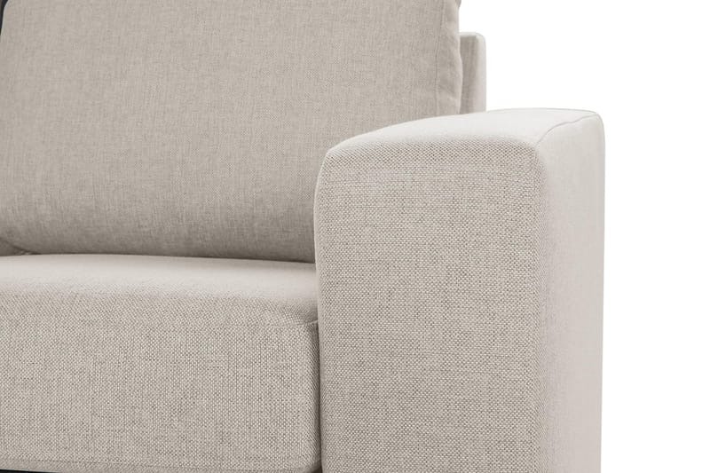 Crazy 5-seters Vendbar L-formet Large Hjørnesofa i Stoff - Beige - Møbler - Sofaer - Hjørnesofaer
