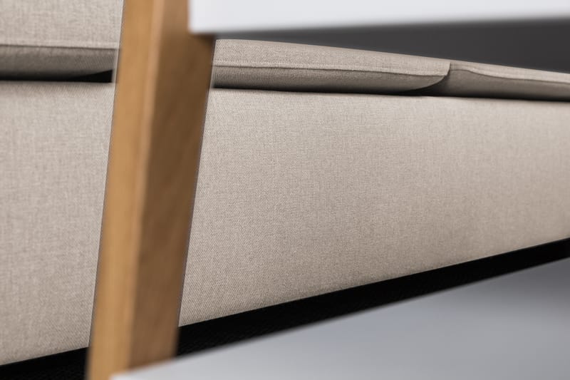 Crazy 5-seters Vendbar L-formet Large Hjørnesofa i Stoff - Beige - Møbler - Sofaer - Hjørnesofaer