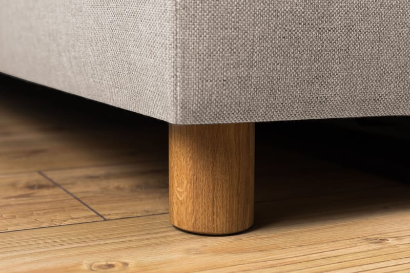 Crazy 5-seters Vendbar L-formet Large Hjørnesofa i Stoff - Beige - Møbler - Sofaer - Hjørnesofaer