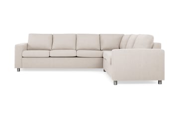 Runde metallben - Beige