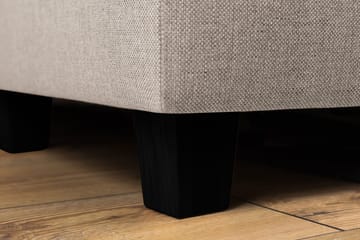 Crazy 5-seters Vendbar L-formet Large Hjørnesofa i Stoff - Beige - Møbler - Sofaer - Hjørnesofaer