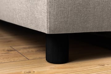 Crazy 5-seters Vendbar L-formet Large Hjørnesofa i Stoff - Beige - Møbler - Sofaer - Hjørnesofaer