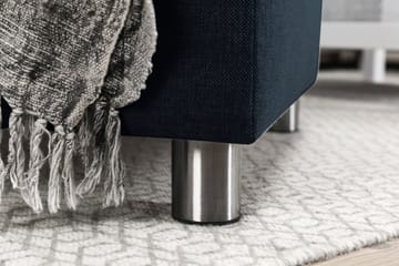 Crazy 5-seters Vendbar L-formet Large Hjørnesofa i Stoff - Blå - Møbler - Sofaer - Hjørnesofaer