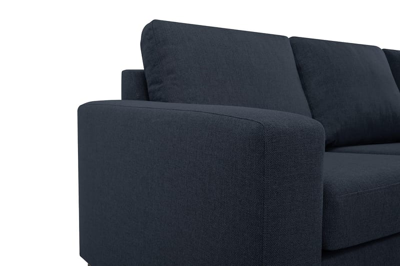 Crazy 5-seters Vendbar L-formet Large Hjørnesofa i Stoff - Blå - Møbler - Sofaer - Hjørnesofaer