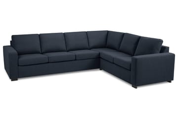 Crazy 5-seters Vendbar L-formet Large Hjørnesofa i Stoff - Blå - Møbler - Sofaer - Hjørnesofaer