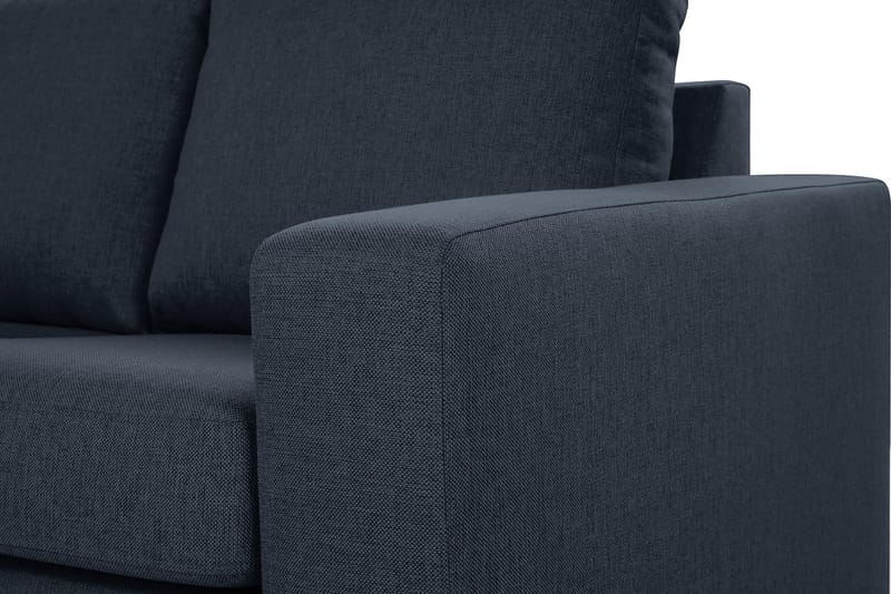 Crazy 5-seters Vendbar L-formet Large Hjørnesofa i Stoff - Blå - Møbler - Sofaer - Hjørnesofaer