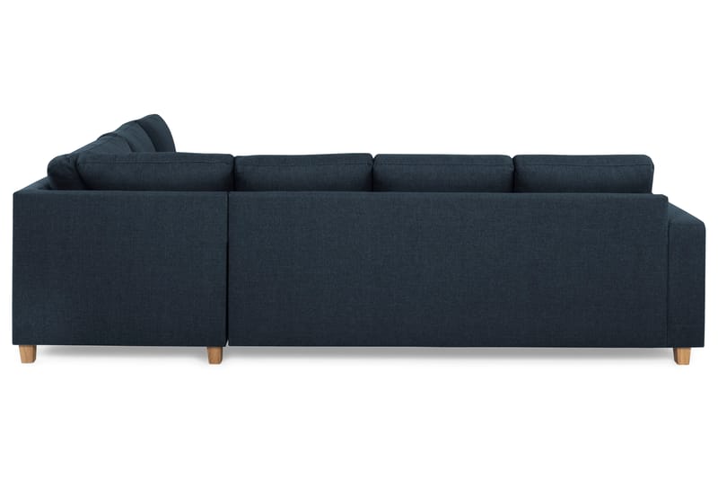 Crazy 5-seters Vendbar L-formet Large Hjørnesofa i Stoff - Blå - Møbler - Sofaer - Hjørnesofaer
