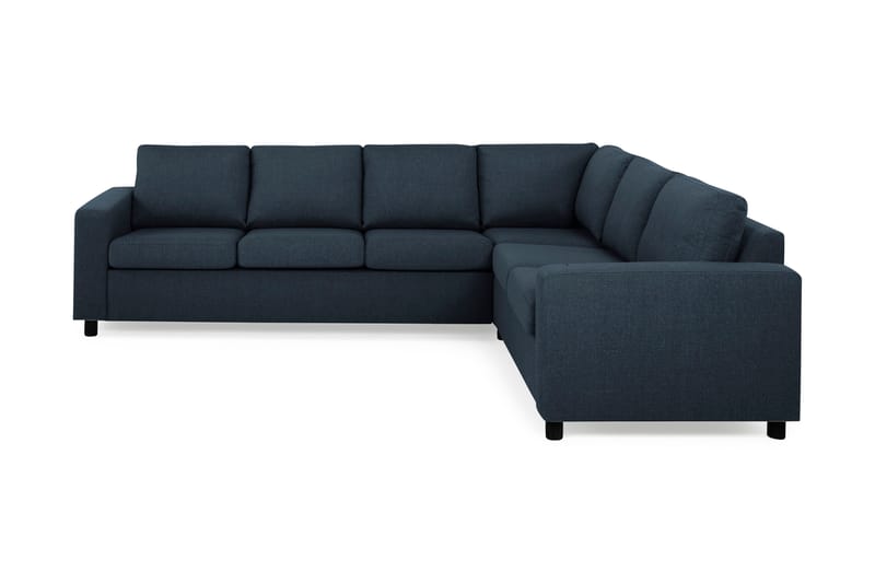 Crazy 5-seters Vendbar L-formet Large Hjørnesofa i Stoff - Blå - Møbler - Sofaer - Hjørnesofaer