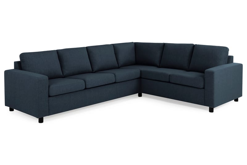 Crazy 5-seters Vendbar L-formet Large Hjørnesofa i Stoff - Blå - Møbler - Sofaer - Hjørnesofaer