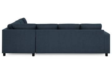 Crazy 5-seters Vendbar L-formet Large Hjørnesofa i Stoff - Blå - Møbler - Sofaer - Hjørnesofaer