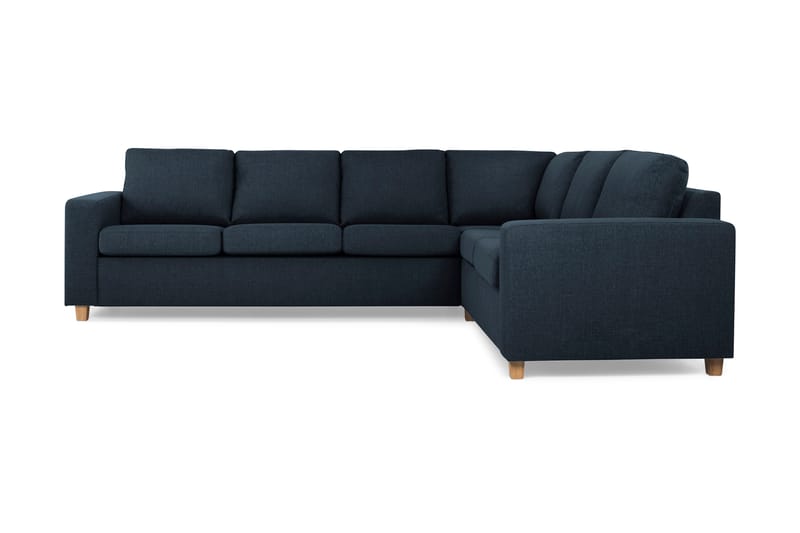 Crazy 5-seters Vendbar L-formet Large Hjørnesofa i Stoff - Blå - Møbler - Sofaer - Hjørnesofaer