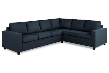 Crazy 5-seters Vendbar L-formet Large Hjørnesofa i Stoff - Blå - Møbler - Sofaer - Hjørnesofaer