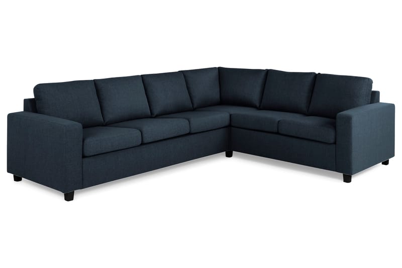Crazy 5-seters Vendbar L-formet Large Hjørnesofa i Stoff - Blå - Møbler - Sofaer - Hjørnesofaer