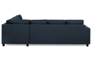Crazy 5-seters Vendbar L-formet Large Hjørnesofa i Stoff - Blå - Møbler - Sofaer - Hjørnesofaer