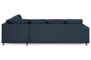 Crazy 5-seters Vendbar L-formet Large Hjørnesofa i Stoff - Blå - Møbler - Sofaer - Hjørnesofaer