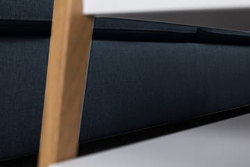 Crazy 5-seters Vendbar L-formet Large Hjørnesofa i Stoff - Blå - Møbler - Sofaer - Hjørnesofaer