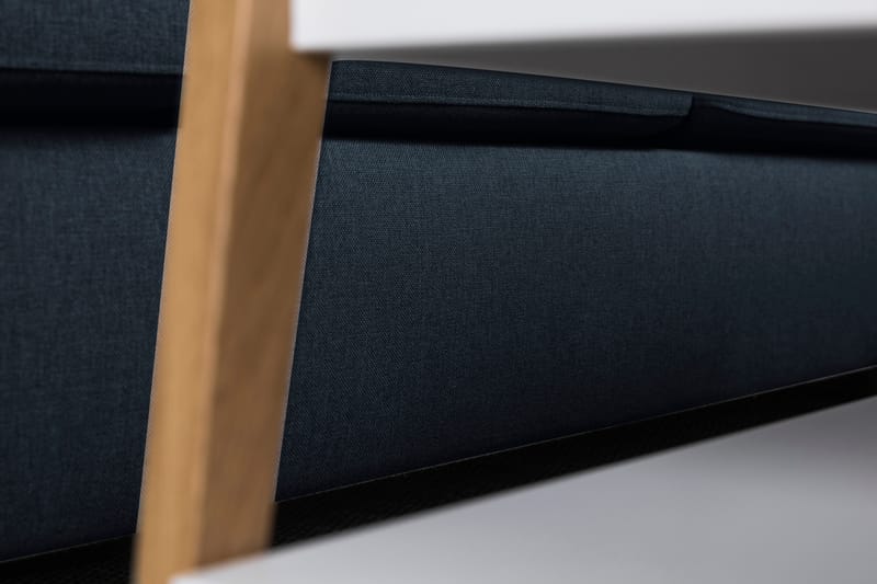 Crazy 5-seters Vendbar L-formet Large Hjørnesofa i Stoff - Blå - Møbler - Sofaer - Hjørnesofaer