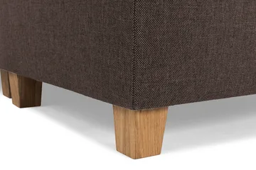 Crazy 5-seters Vendbar L-formet Large Hjørnesofa i Stoff - Brun - Møbler - Sofaer - Hjørnesofaer