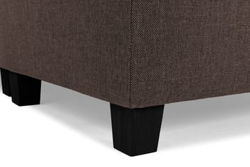 Crazy 5-seters Vendbar L-formet Large Hjørnesofa i Stoff - Brun - Møbler - Sofaer - Hjørnesofaer