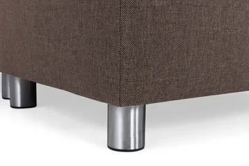 Crazy 5-seters Vendbar L-formet Large Hjørnesofa i Stoff - Brun - Møbler - Sofaer - Hjørnesofaer
