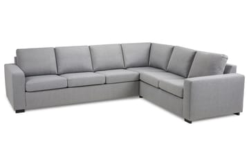 Crazy 5-seters Vendbar L-formet Large Hjørnesofa i Stoff - Grå - Møbler - Sofaer - Hjørnesofaer