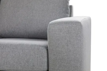 Crazy 5-seters Vendbar L-formet Large Hjørnesofa i Stoff - Grå - Møbler - Sofaer - Hjørnesofaer