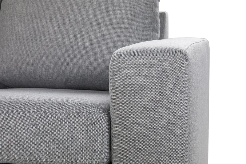 Crazy 5-seters Vendbar L-formet Large Hjørnesofa i Stoff - Grå - Møbler - Sofaer - Hjørnesofaer