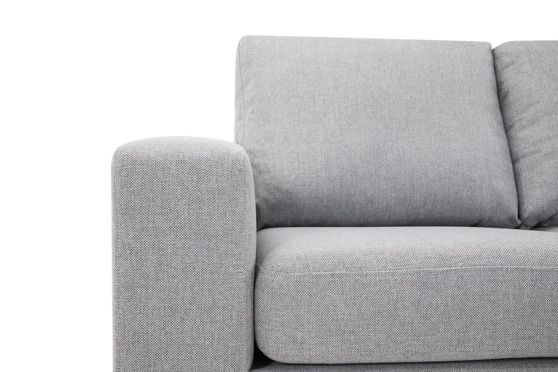 Crazy 5-seters Vendbar L-formet Large Hjørnesofa i Stoff - Grå - Møbler - Sofaer - Hjørnesofaer