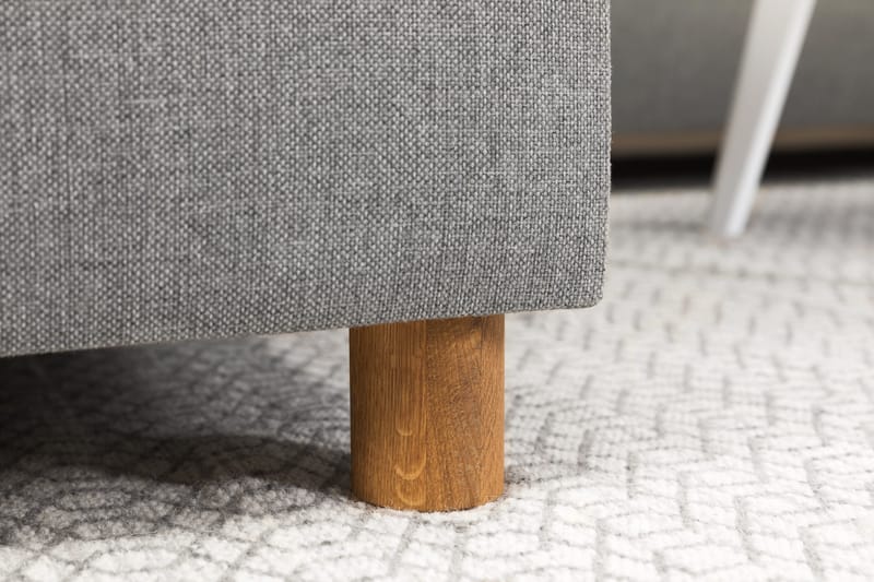 Crazy 5-seters Vendbar L-formet Large Hjørnesofa i Stoff - Grå - Møbler - Sofaer - Hjørnesofaer