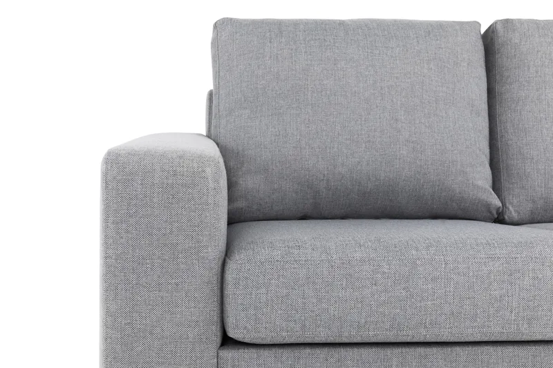Crazy 5-seters Vendbar L-formet Large Hjørnesofa i Stoff - Grå - Møbler - Sofaer - Hjørnesofaer