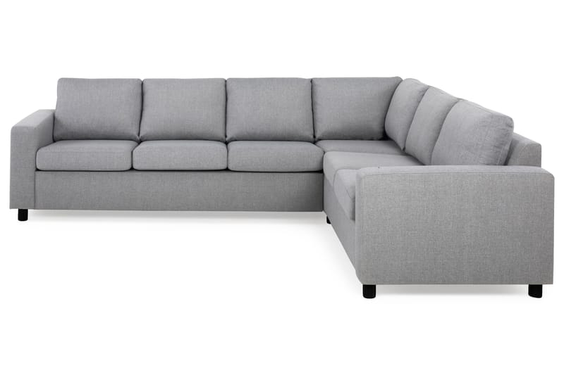 Crazy 5-seters Vendbar L-formet Large Hjørnesofa i Stoff - Grå - Møbler - Sofaer - Hjørnesofaer
