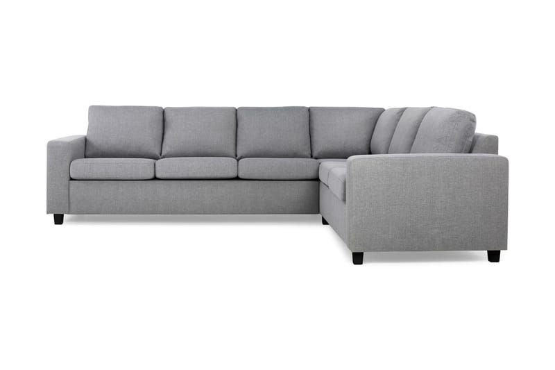 Crazy 5-seters Vendbar L-formet Large Hjørnesofa i Stoff - Grå - Møbler - Sofaer - Hjørnesofaer
