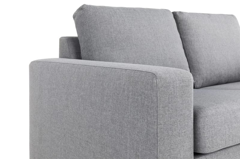 Crazy 5-seters Vendbar L-formet Large Hjørnesofa i Stoff - Grå - Møbler - Sofaer - Hjørnesofaer