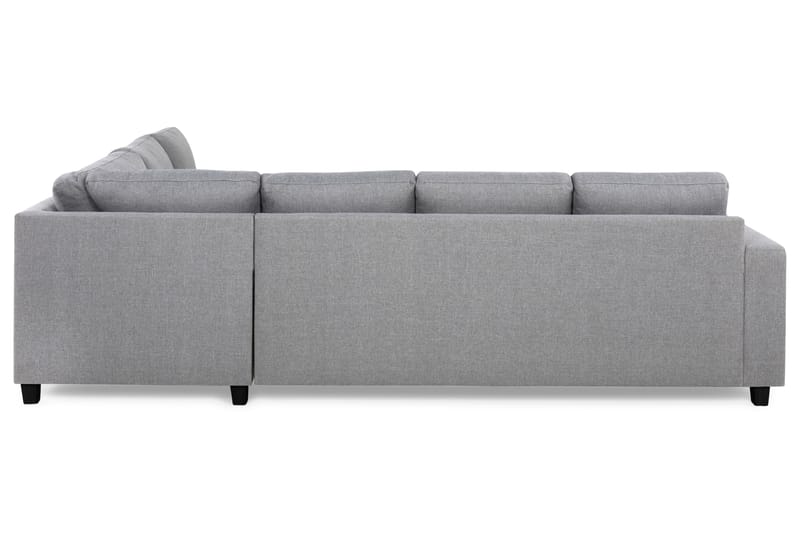 Crazy 5-seters Vendbar L-formet Large Hjørnesofa i Stoff - Grå - Møbler - Sofaer - Hjørnesofaer