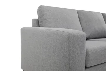Crazy 5-seters Vendbar L-formet Large Hjørnesofa i Stoff - Grå - Møbler - Sofaer - Hjørnesofaer