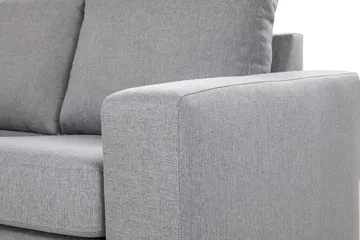 Crazy 5-seters Vendbar L-formet Large Hjørnesofa i Stoff - Grå - Møbler - Sofaer - Hjørnesofaer