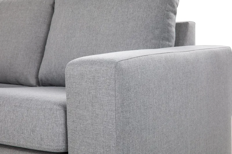 Crazy 5-seters Vendbar L-formet Large Hjørnesofa i Stoff - Grå - Møbler - Sofaer - Hjørnesofaer