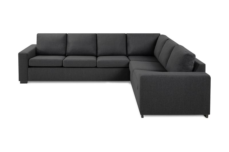 Crazy 5-seters Vendbar L-formet Large Hjørnesofa i Stoff - Mørk grå - Møbler - Sofaer - Hjørnesofaer