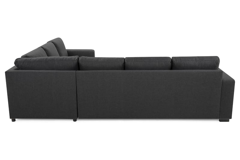 Crazy 5-seters Vendbar L-formet Large Hjørnesofa i Stoff - Mørk grå - Møbler - Sofaer - Hjørnesofaer