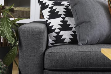 Crazy 5-seters Vendbar L-formet Large Hjørnesofa i Stoff - Mørk grå - Møbler - Sofaer - Hjørnesofaer
