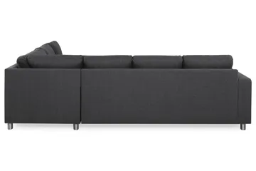 Crazy 5-seters Vendbar L-formet Large Hjørnesofa i Stoff - Mørk grå - Møbler - Sofaer - Hjørnesofaer