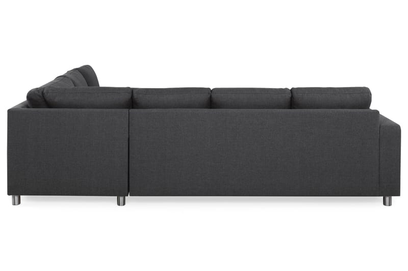Crazy 5-seters Vendbar L-formet Large Hjørnesofa i Stoff - Mørk grå - Møbler - Sofaer - Hjørnesofaer
