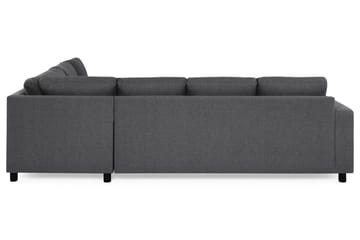 Crazy 5-seters Vendbar L-formet Large Hjørnesofa i Stoff - Mørk grå - Møbler - Sofaer - Hjørnesofaer