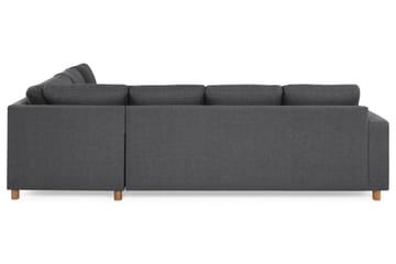 Crazy 5-seters Vendbar L-formet Large Hjørnesofa i Stoff - Mørk grå - Møbler - Sofaer - Hjørnesofaer