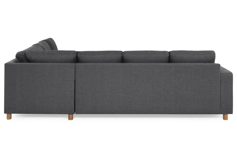 Crazy 5-seters Vendbar L-formet Large Hjørnesofa i Stoff - Mørk grå - Møbler - Sofaer - Hjørnesofaer